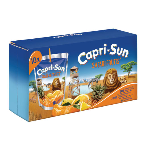 Afbeeldingen van CAPRI-SUN SAFARI FRUITS POUCH 10X20CL