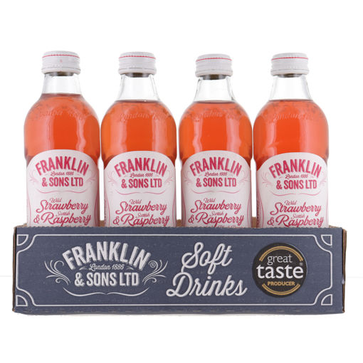 Afbeeldingen van FRANKLIN'S STRAWBERRY & RASPBERRY 12X27.5CL