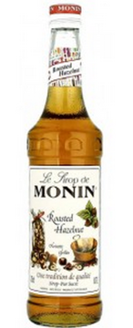 MONIN ROASTED HAZELNUT SIROOP Afbeeldingen van MONIN ROASTED HAZELNUT SIROOP