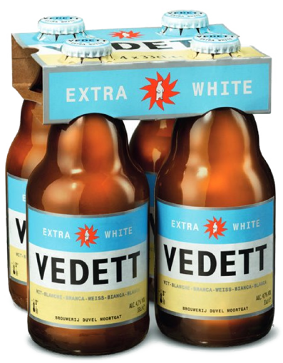 Afbeeldingen van VEDETT EXTRA WHITE 4X33CL