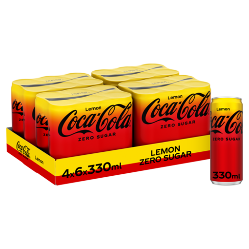 Afbeeldingen van COCA COLA ZERO LEMON 24X33CL